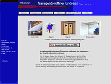 Tablet Screenshot of garagentor-antriebe.ch
